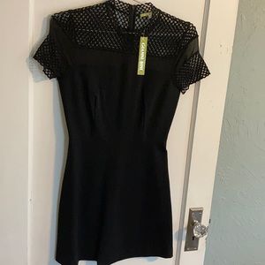 NWT Gianni Bini black mini dress